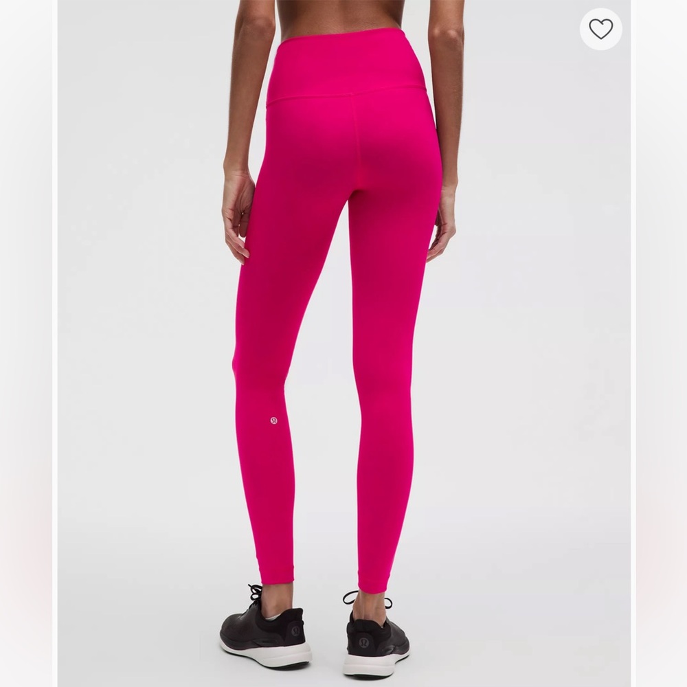 NWT lululemon Wunder Train HR Tight 28”, Passionate, 14 - Picture 4 of 16